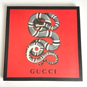 Gucci EMPTY “ Life is Good” Ghost Signature Scarf Gift Box